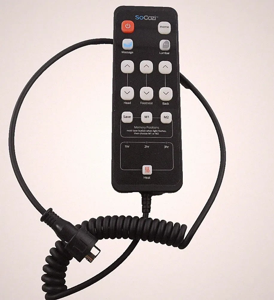 OEM Southern Motion - Zero Gravity SoCozi Recliner Remote Replacement