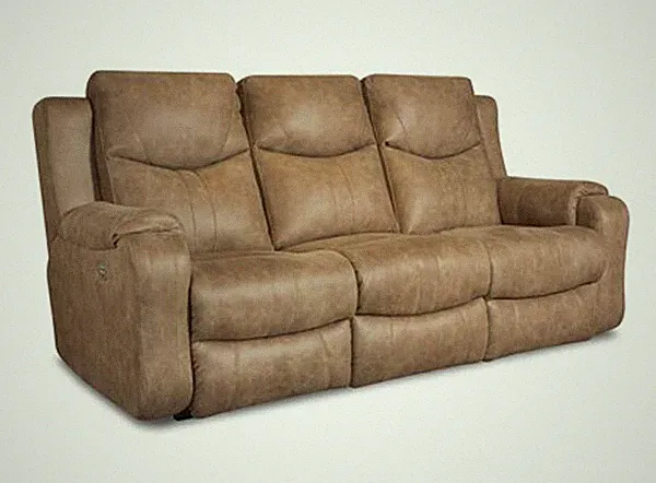 Southern Motion - Marvel Double Reclining Sofa with Power Headrest in Passion Vi