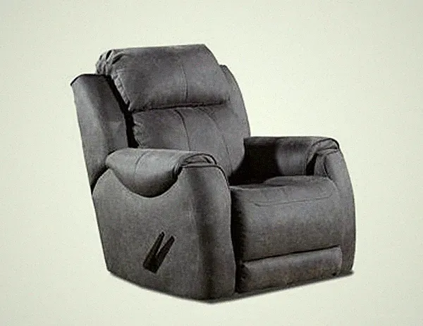 Southern Motion - Safe Bet Power Headrest Rocker Recliner in Bombshell Slate - 5