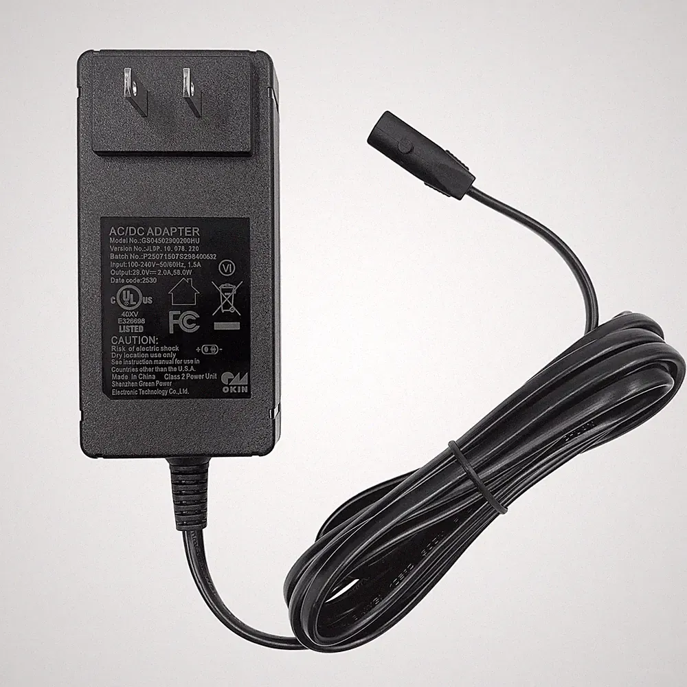 Wall Power Supply Model 02290020 29V 2A Switching Adapter Electric Sofa